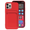 Solid Classic Silicone Case with Card Slot for iPhone 11/12 Series Yesy All Goods