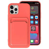 Solid Classic Silicone Case with Card Slot for iPhone 11/12 Series Yesy All Goods