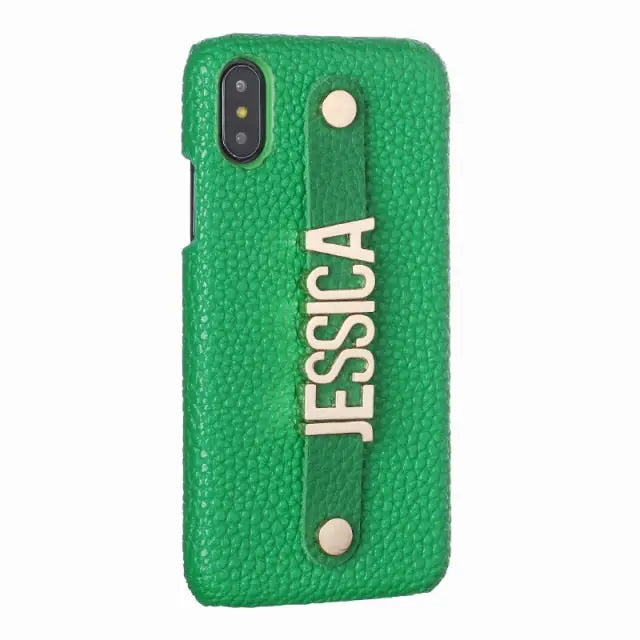 Luxury Customisable PU Leather Case for iPhone 11/12/13 Series Yesy All Goods