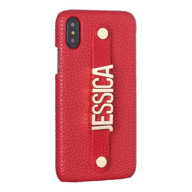 Luxury Customisable PU Leather Case for iPhone 11/12/13 Series Yesy All Goods