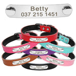 Premium PU Leather Personalised Dog/Cat Collar Yesy All Goods