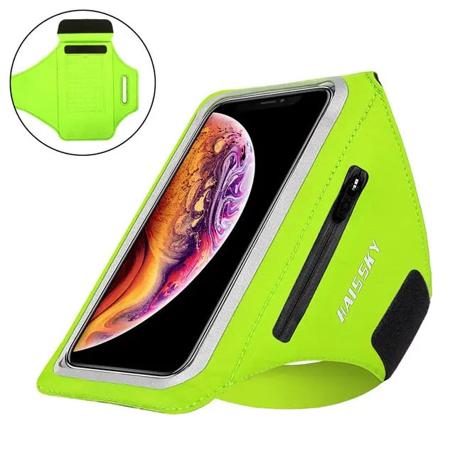 Fitness & Sport Running Armband Case with Zipper Pocket for Mobile Phone Size upto 6.9inch Yesy All Goods