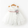 Flower Front Summer Lace Dress for Girls 1-5y Yesy All Goods