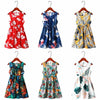 Girls Summer Sunshine Flower Pattern Sleeveless Dresses Yesy All Goods