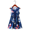 Girls Summer Sunshine Flower Pattern Sleeveless Dresses Yesy All Goods