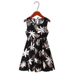 Girls Summer Sunshine Flower Pattern Sleeveless Dresses Yesy All Goods