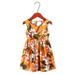 Girls Summer Sunshine Flower Pattern Sleeveless Dresses Yesy All Goods