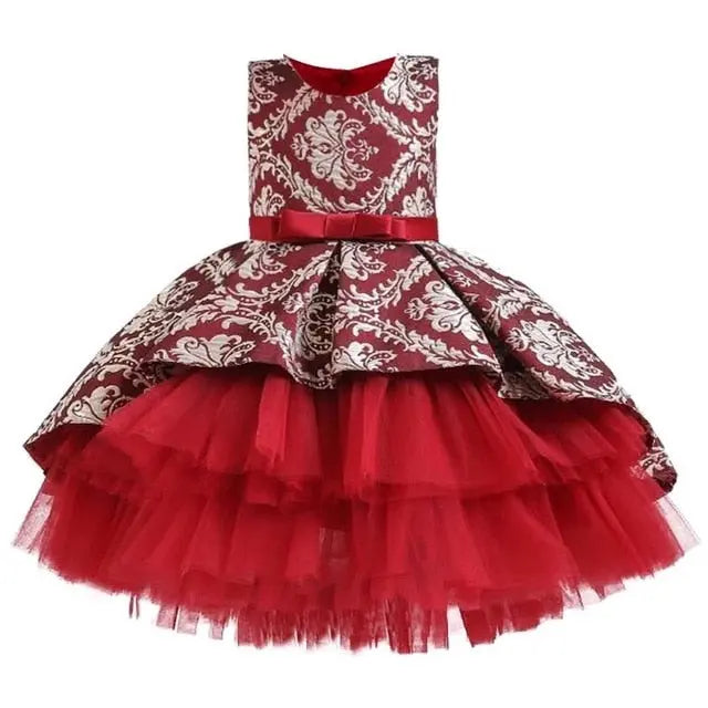 Gorgeous Classic Flower Tutu Dress for Girls 12M - 8Y Yesy All Goods