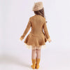 Long Sleeve Knitted Chiffon Dress for Girls 3-8Y Yesy All Goods