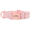 New Hemp Flowers Dog Personalised Collar And Lead Yesy All Goods