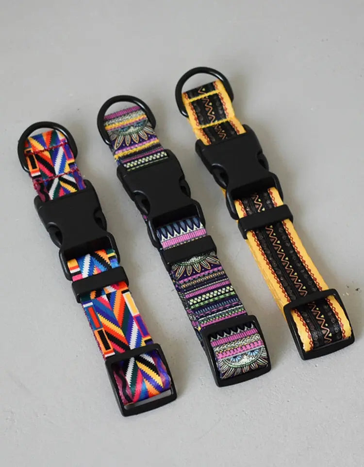 Nylon Printed Attractive Dog Collar Yesy All Goods