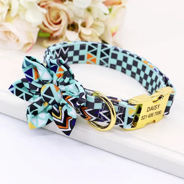 Premium Bow Tie Personalized Dog Collar Set Yesy All Goods