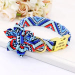 Premium Bow Tie Personalized Dog Collar Set Yesy All Goods