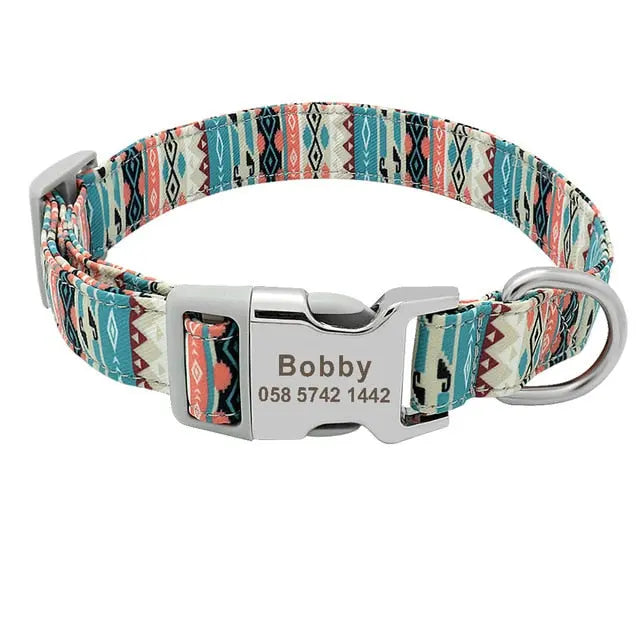 String Pattern Customised Printed Pet Collar Yesy All Goods