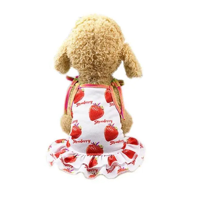 Sweet Fruity Theme Clothes Vest for Dogs Yesy All Goods