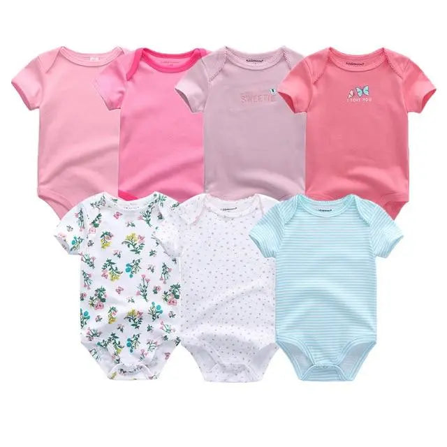 Unisex 0-12m Baby Cutie Rompers 7 Pcs Sets Yesy All Goods