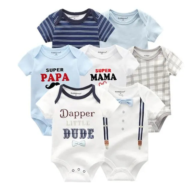 Unisex 0-12m Baby Cutie Rompers 7 Pcs Sets Yesy All Goods