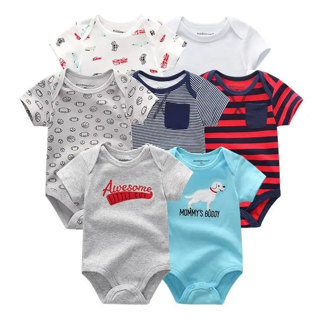 Unisex 0-12m Baby Cutie Rompers 7 Pcs Sets Yesy All Goods