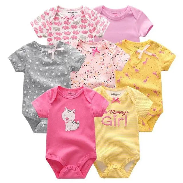 Unisex 0-12m Baby Cutie Rompers 7 Pcs Sets Yesy All Goods